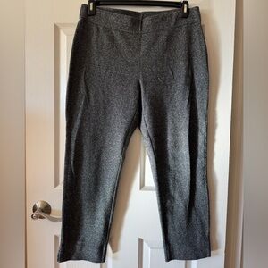 Eileen‎ Fisher Organic Cotton Blend Cropped Ponte Pant with Slits Size Medium